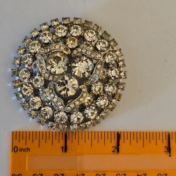 Stunning Rhinestone Brooch #5 - Picture 5 of 8